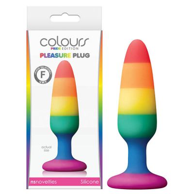 Small Rainbow Butt Plug
