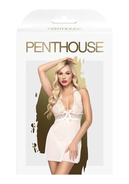 Lace and mesh babydoll set — image 23 of 25