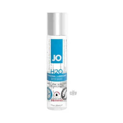 JO H2O Lube Warming 1oz 12 Display