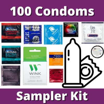 100 Condom Sampler Pack