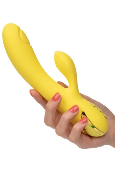 California Exotic 7" San Diego Seduction Thumping Rabbit Vibrator