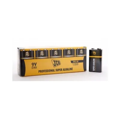 Jcb 9 Volt Alkaline 15v Pack Of 10