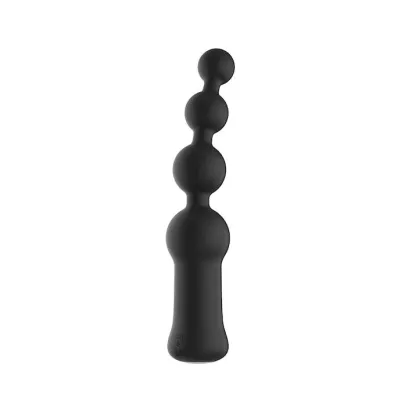 Bale Beaded Anal Vibrator Black