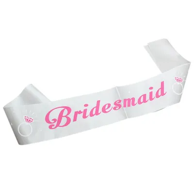 Love In Leather Bridesmaid Sash