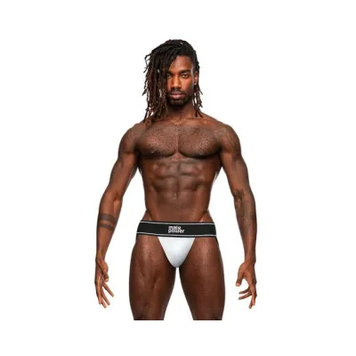 Male Power Modal Rib Jock White L xl