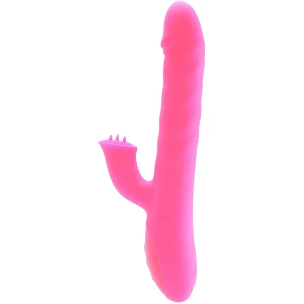Adam & Eve Eve's Rotating Rabbit Flicker Dual Stim - Pink