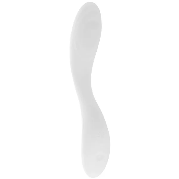 Satisfyer Rrrolling Pleasure Silicone Rechargeable Waterproof 12-Function G-Spot Vibrator - White