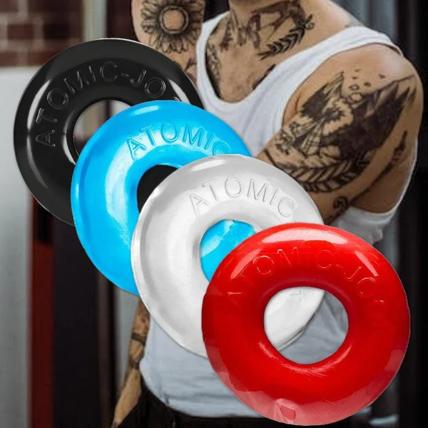Atomic Jock Do-Nut-2 Large Cock Ring - Black — image 16 of 25