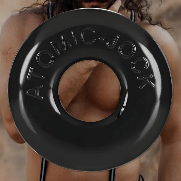 Atomic Jock Do-Nut-2 Large Cock Ring - Black — image 22 of 25