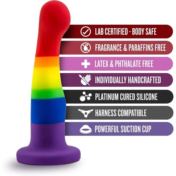 Blush Avant Silicone Pride Freedom Silicone Dildo — image 21 of 21