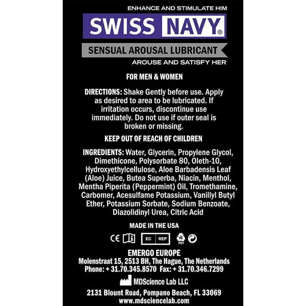 Swiss Navy Arousal Water-Based Lube | 1oz — image 12 of 14