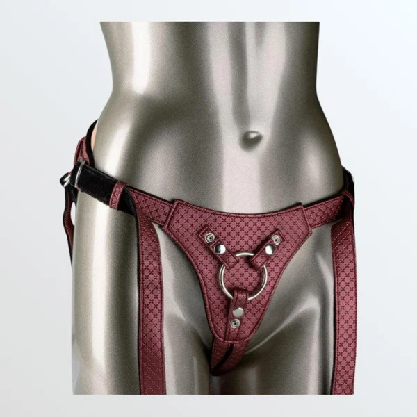 Her Royal Harness the Regal Queen Red Strap-On Harness — image 20 of 20