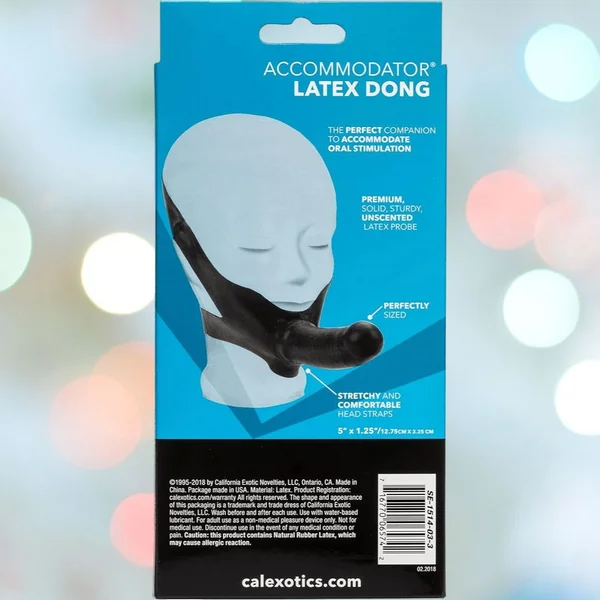 The Original Accommodator Latex Dong Head Strap-on — image 22 of 22