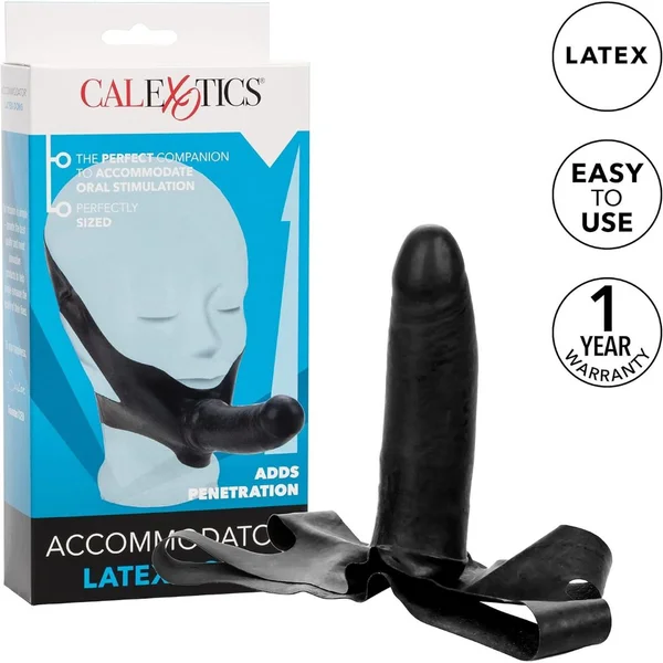 The Original Accommodator Latex Dong Head Strap-on — image 21 of 22