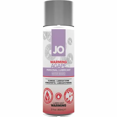 JO Agape Warming Water Based Personal Lubricant 2 fl oz