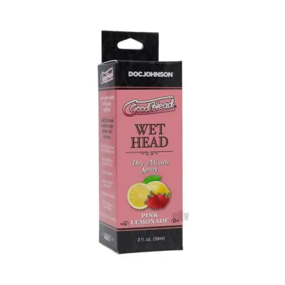 Goodhead Wet Head Dry Mouth Spray Pink Lemonade 2 Fl Oz
