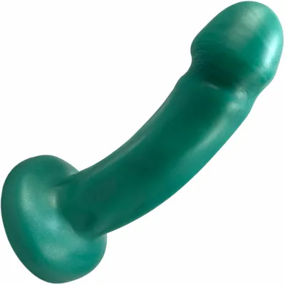 Splendid Dual Density Silicone Dildo By Uberrime Small Pearl Aqua