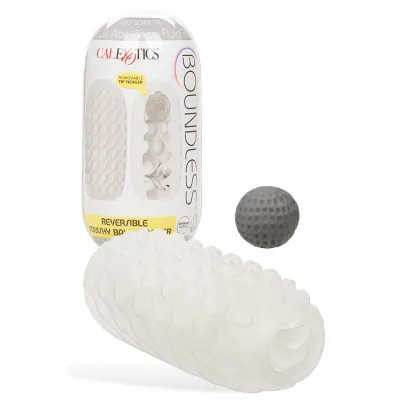California Exotic Boundless 5 9 Reversible Stroker with Squishy Tip Tickler Ball