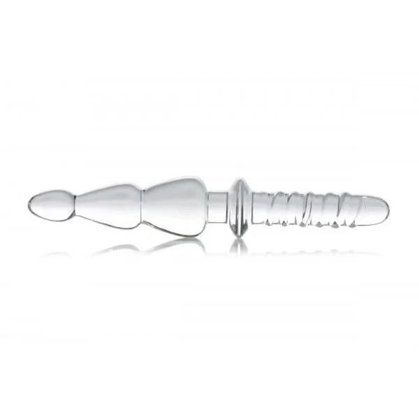 Saber Anal Links Glass Thruster Clear