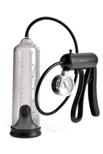 Pipedream 8.5" Penis Pump with Pressure Gauge