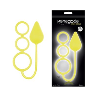 Renegade 3 Ring Circus Silicone Large Neon Yellow