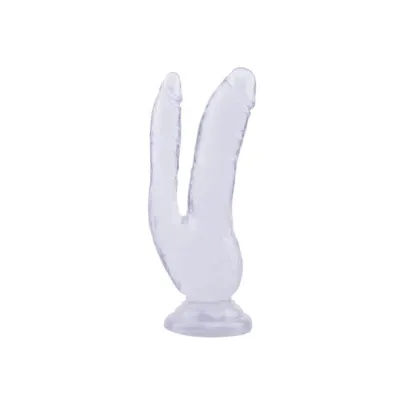 Xander Double Dildo 7 8 Inch Clear 7 8 Inch