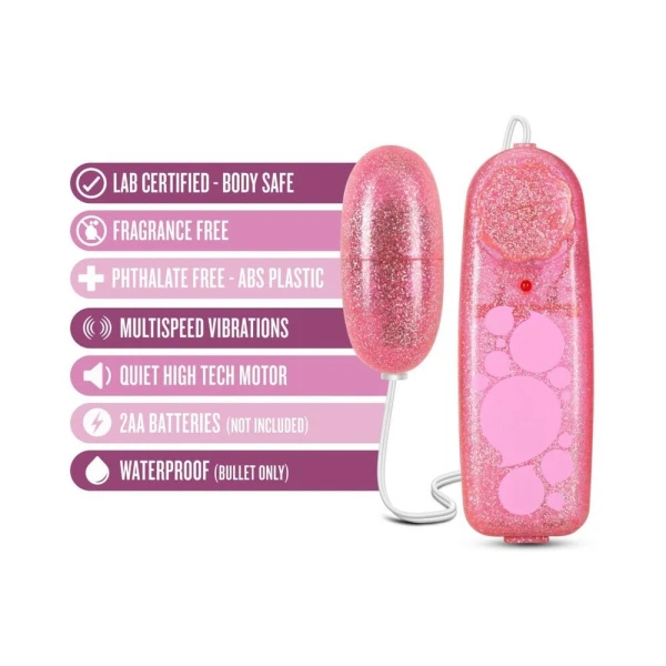 B Yours - Glitter Power Bullet - Pink