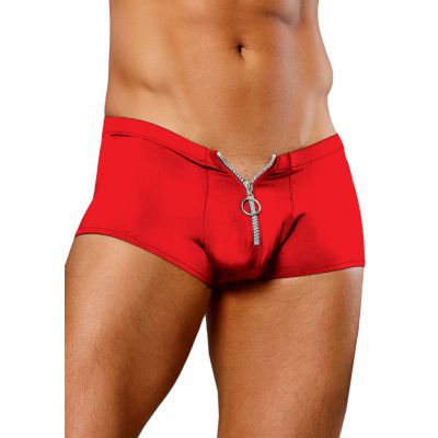 Zipper Short Red Sexy Lingerie for Men