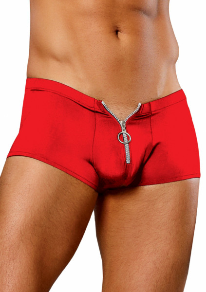 Zipper Short - Red - Sexy Lingerie for Men