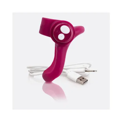 Charged You Turn Plus Vibrating Ring Burgandy
