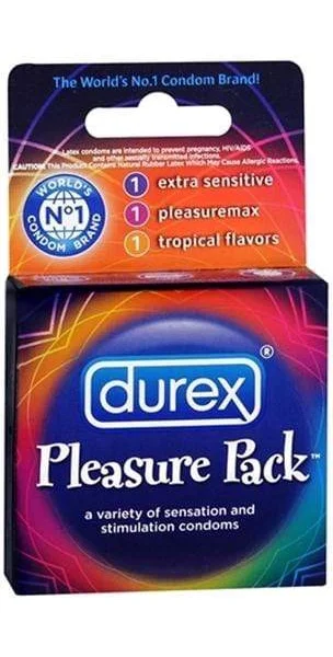 Durex Pleasure Pack - 3 Pack