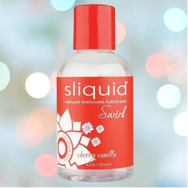 Sliquid Naturals Cherry Vanilla - Flavored Lube | 4.2oz — image 12 of 13