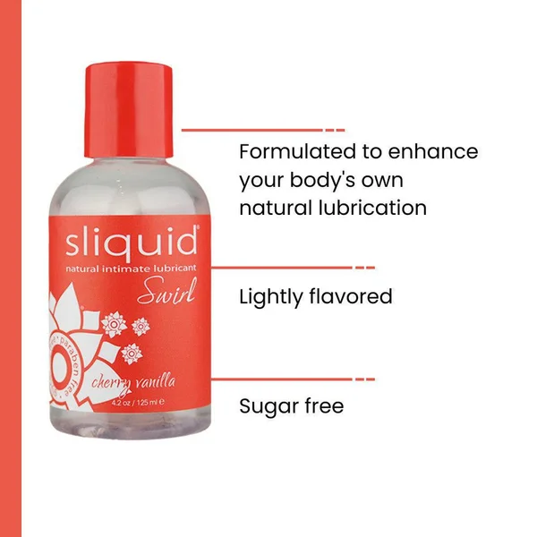Sliquid Naturals Cherry Vanilla - Flavored Lube | 4.2oz — image 13 of 13
