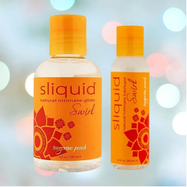 Sliquid Swirl Tangerine Peach - Flavored Lube | 2oz — image 8 of 11