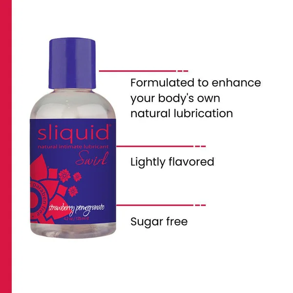 Sliquid Swirl Naturals Strawberry Pomegranate Flavored Lube | 2oz — image 13 of 14