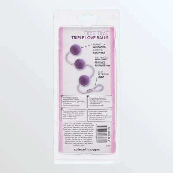 First Time Love Balls Triple Lovers - Purple — image 22 of 23