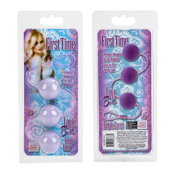 First Time Love Balls Triple Lovers - Purple — image 20 of 20