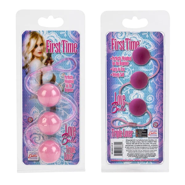 First Time Love Balls Triple Lovers - Pink — image 21 of 21