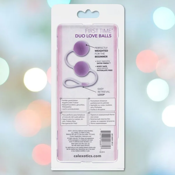 First Time Love Balls Duo Lovers - Purple — image 19 of 22