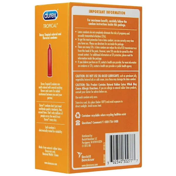 Durex Tropical Flavored Condoms | 12-Pack — image 10 of 10