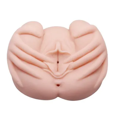 Crazy Bull the Realistic Skin Like Texture Vagina and Anal Masturbator Vibration and Double Entrance