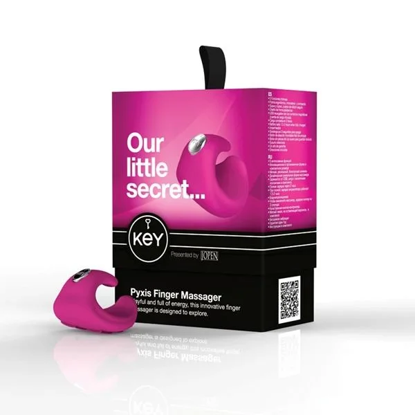 Pyxis Silicone Rechargeable Finger Massager Waterproof - Pink