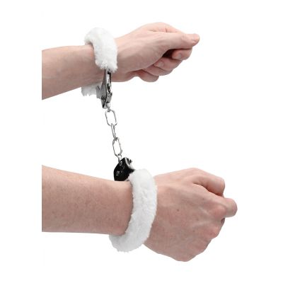 Pleasure Handcuffs Furry White Sex Handcuffs