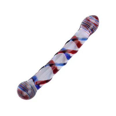 Blue Lines Dual Glass Massager Multi 7 4 Inch