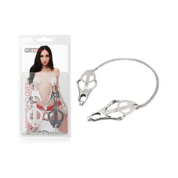 Lux Fetish - Japanese Clover Nipple Clamps