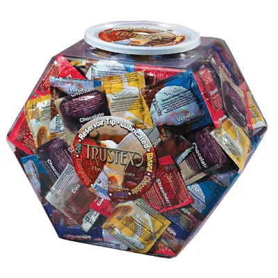 Asst Flavor Condom Bowl 288