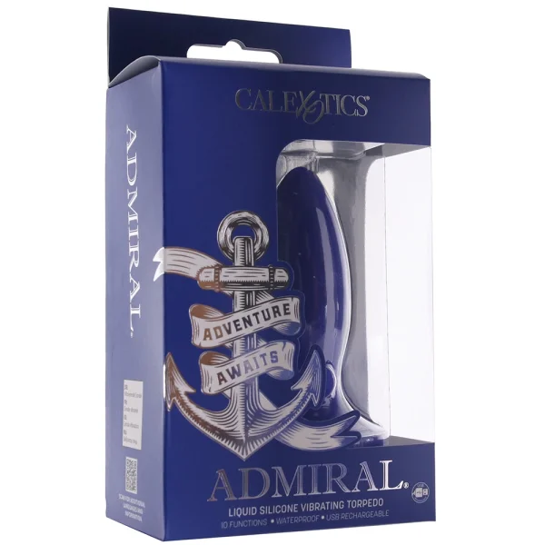 Admiral Liquid Silicone Vibrating Torpedo