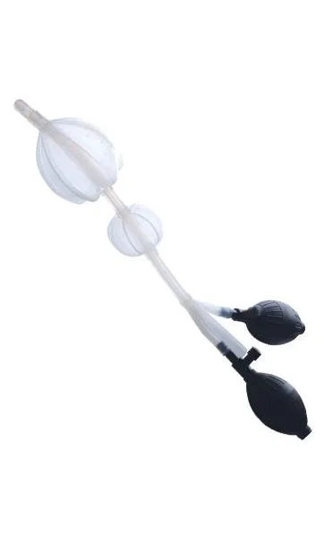 Silicone Inflatable Double Bulb Enema System