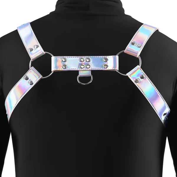 Cosmo Dare Chest Harness Large / X-Large - Rainbow