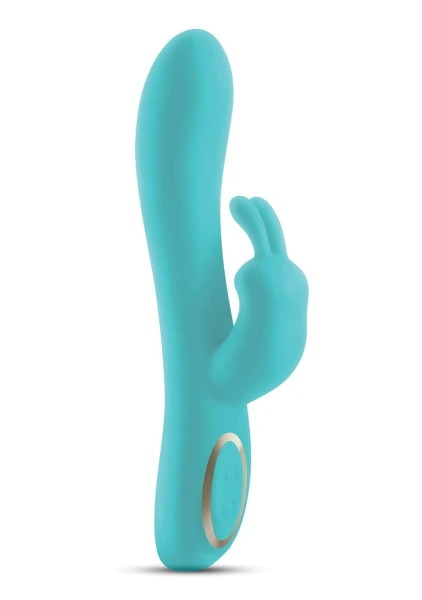Obsessions Hera Rechargeable Silicone Waterproof Rabbit Vibrator - Dark Green